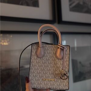 Michael Kors Pink and Gray Women's Bag